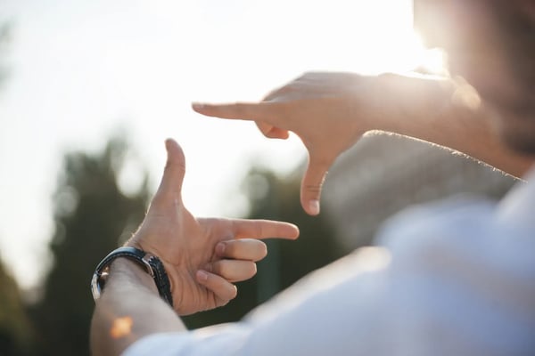 Cadrage avec les doigts_perspective